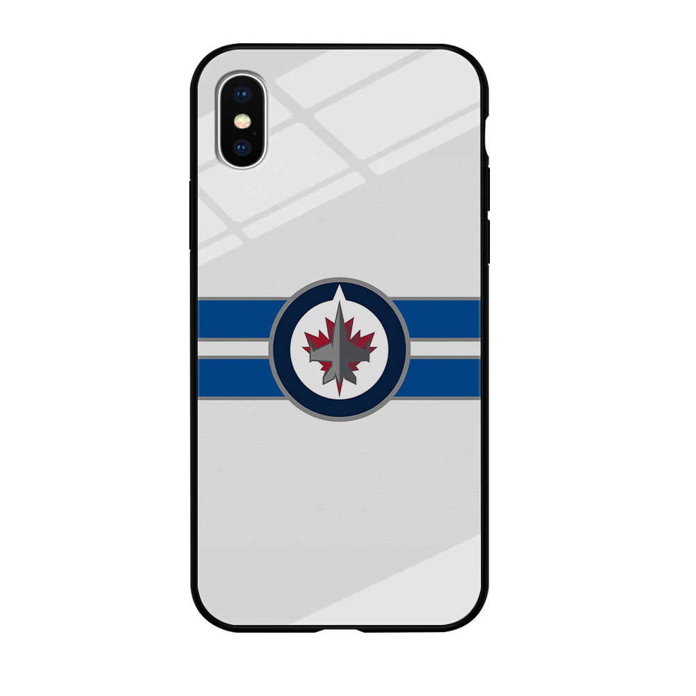 Hockey Winnipeg Jets NHL 001 iPhone Xs Case-Phone Case-Tempered Glass Case-Altracase