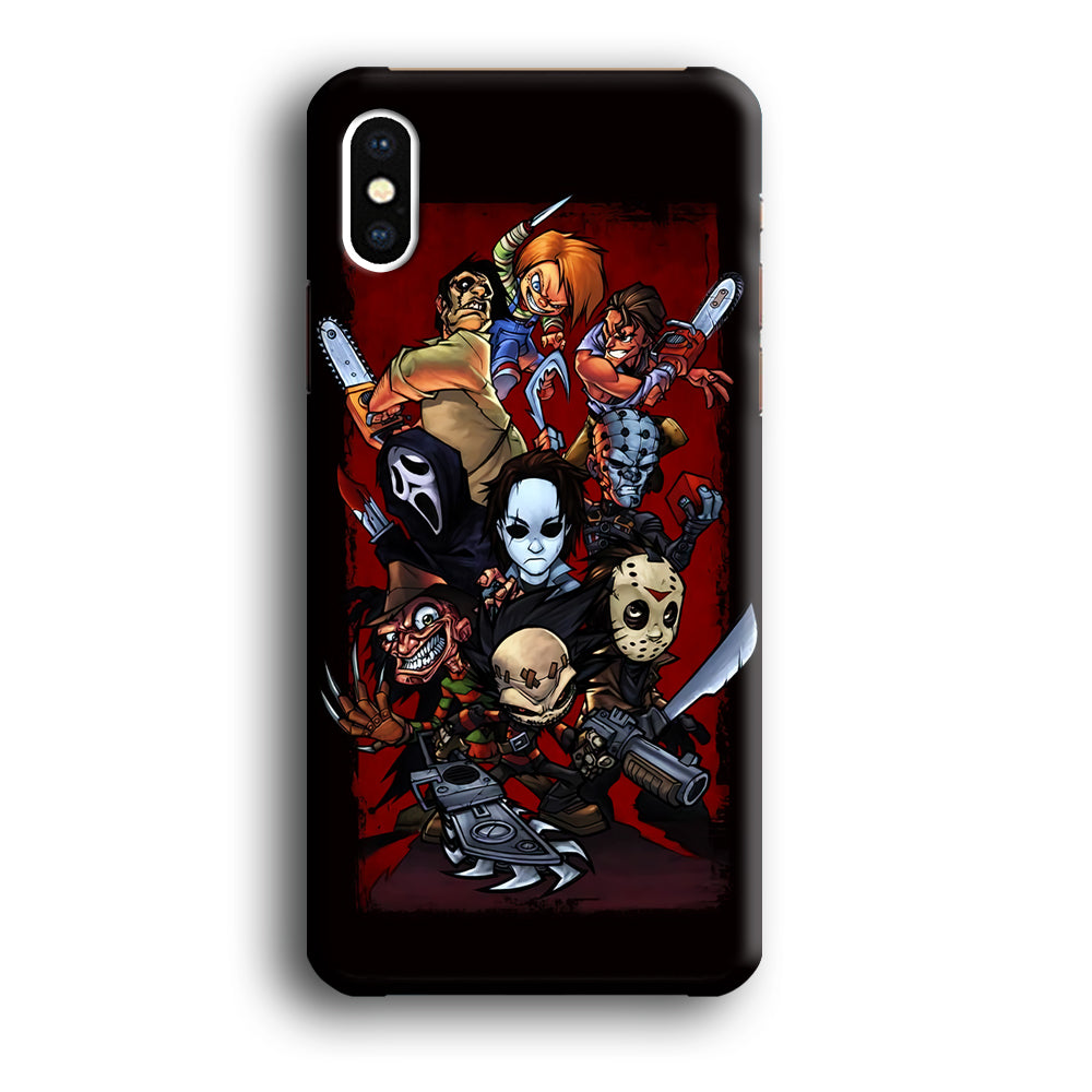 Horror Character Cartoon iPhone Xs Case-Phone Case-3D Case-Altracase