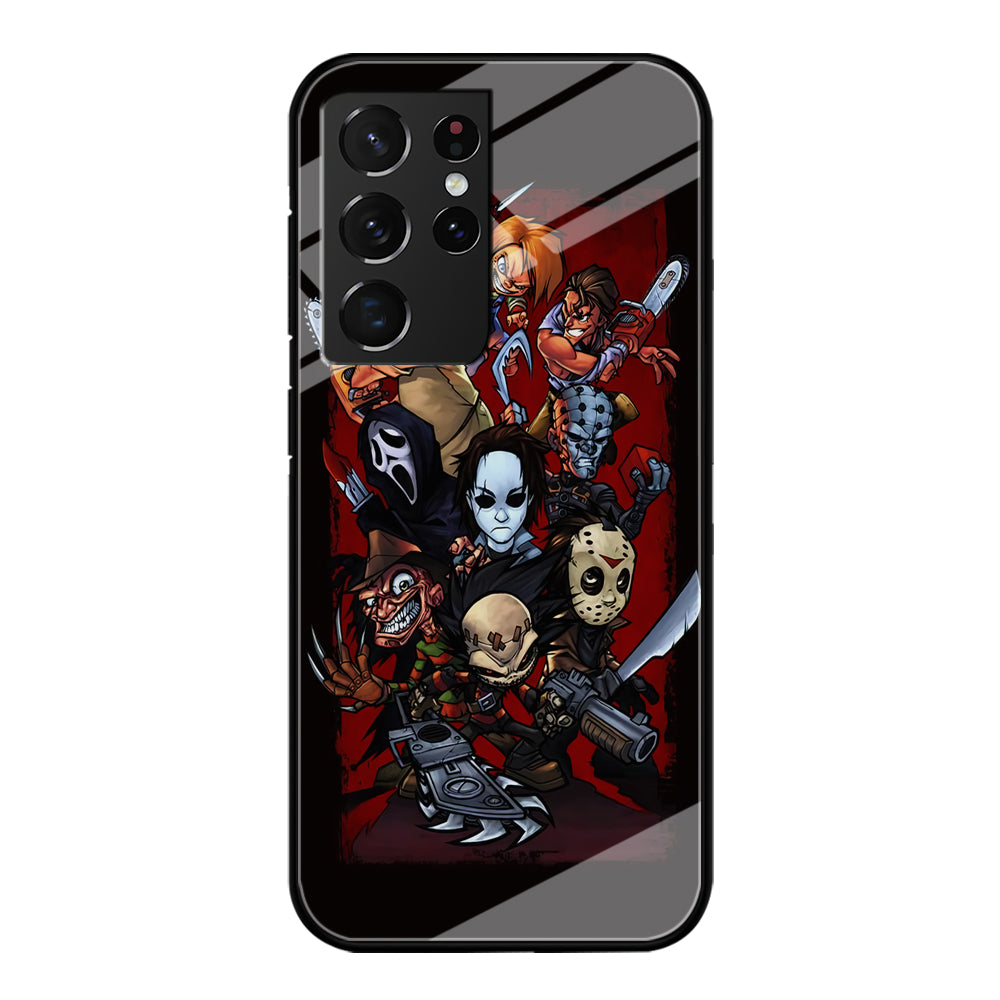 Horror Character Cartoon Samsung Galaxy S23 Ultra Case-Phone Case-Tempered Glass Case-Altracase