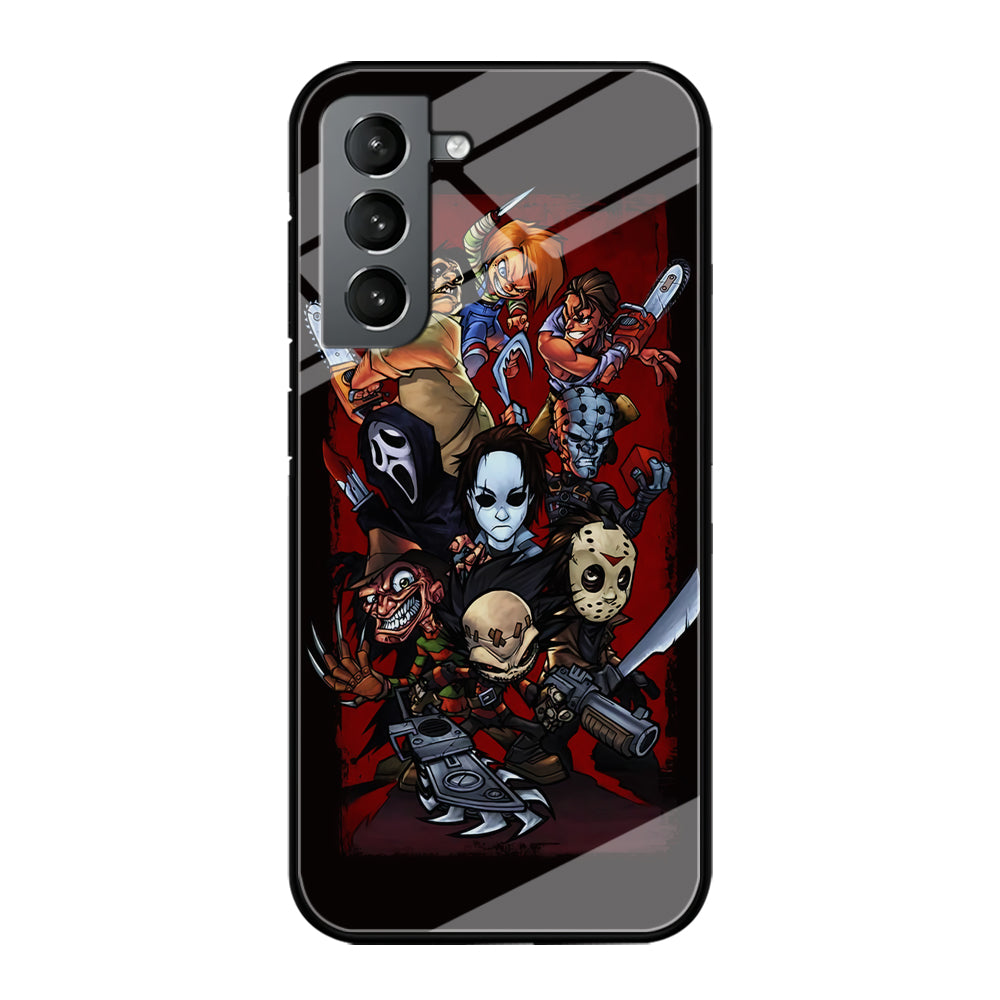 Horror Character Cartoon Samsung Galaxy S21 Plus Case-Phone Case-Tempered Glass Case-Altracase
