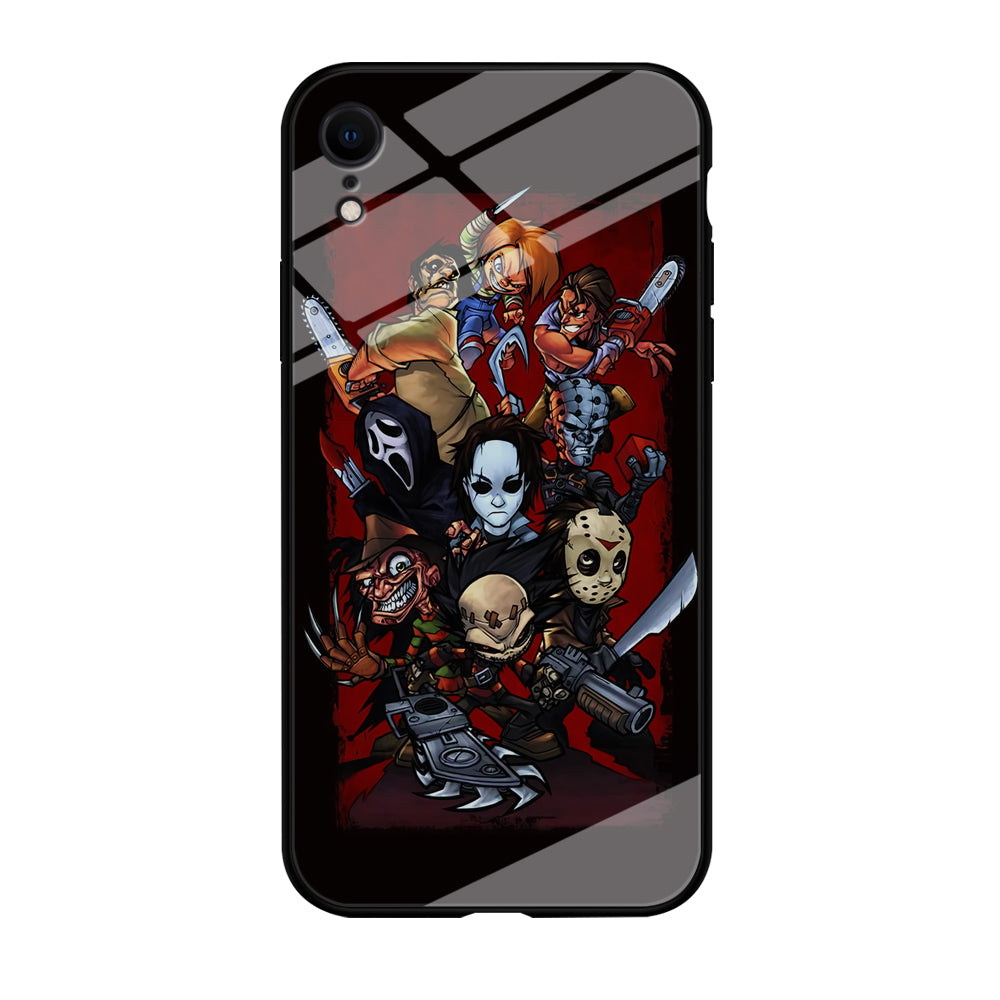 Horror Character Cartoon iPhone XR Case-Phone Case-Tempered Glass Case-Altracase