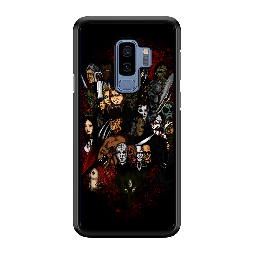 Horror Movie Character Samsung Galaxy S9 Plus Case-Phone Case-Rubber Black (2D Case)-Altracase