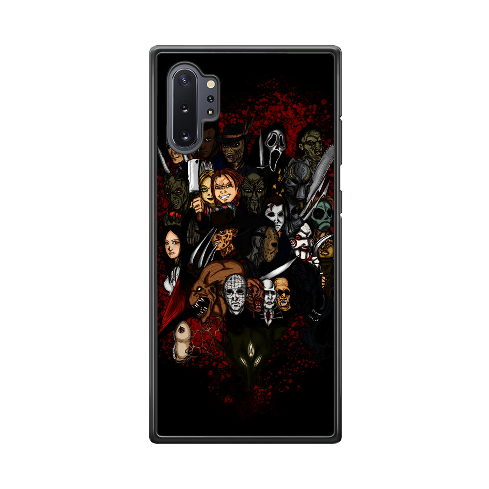 Horror Movie Character Samsung Galaxy Note 10 Plus Case-Phone Case-Rubber Black (2D Case)-Altracase