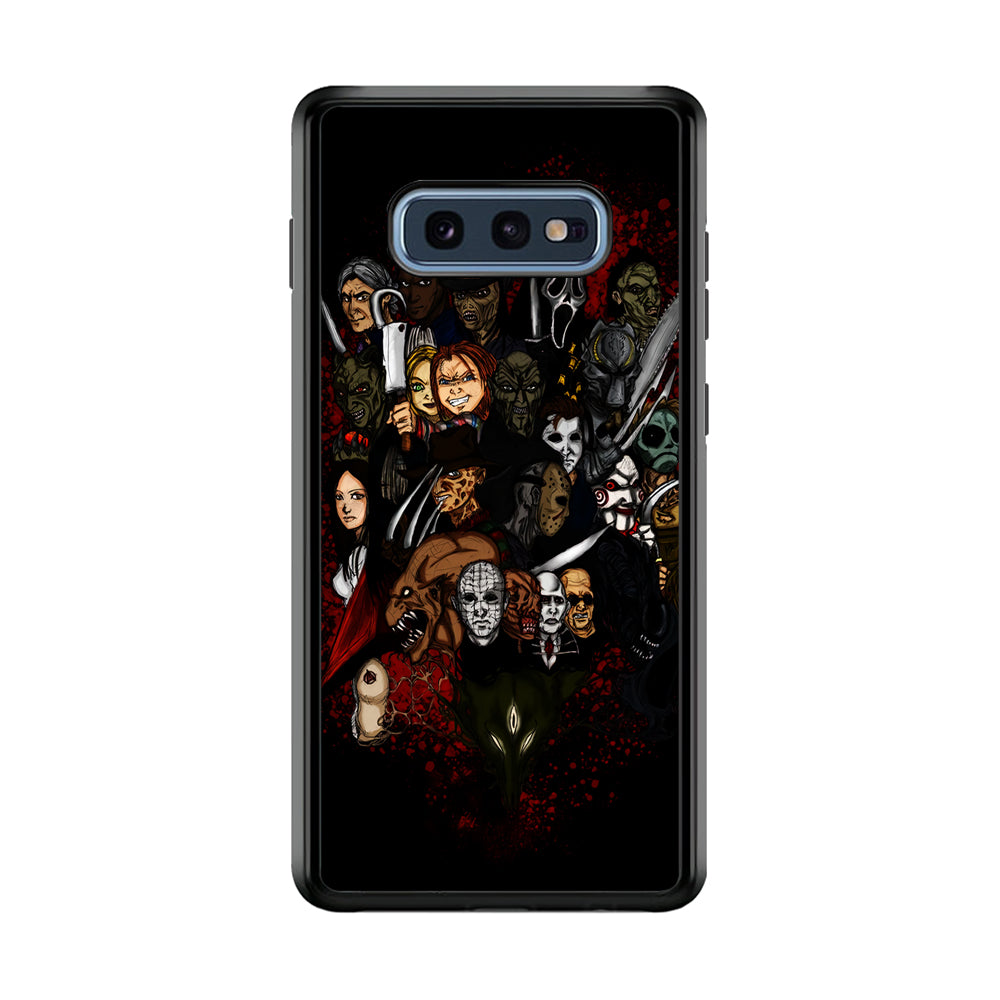 Horror Movie Character Samsung Galaxy S10E Case-Phone Case-Rubber Black (2D Case)-Altracase