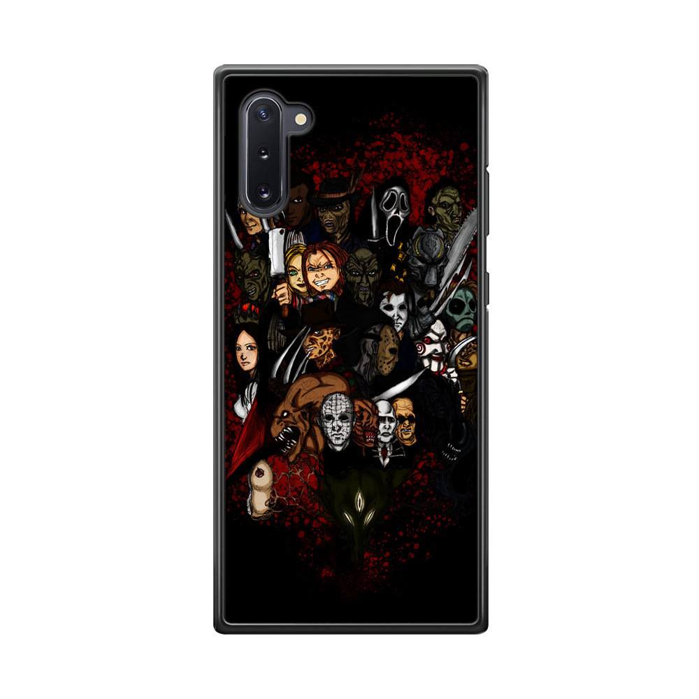 Horror Movie Character Samsung Galaxy Note 10 Case-Phone Case-Rubber Black (2D Case)-Altracase