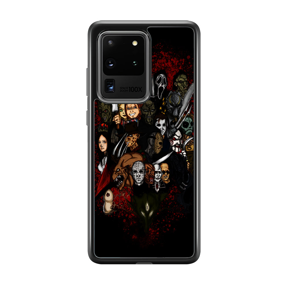 Horror Movie Character Samsung Galaxy S20 Ultra Case-Phone Case-Rubber Black (2D Case)-Altracase