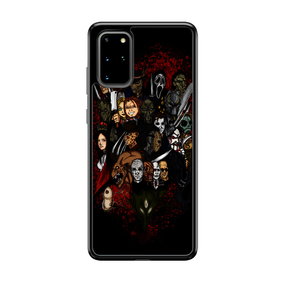 Horror Movie Character Samsung Galaxy S20 Plus Case-Phone Case-Rubber Black (2D Case)-Altracase