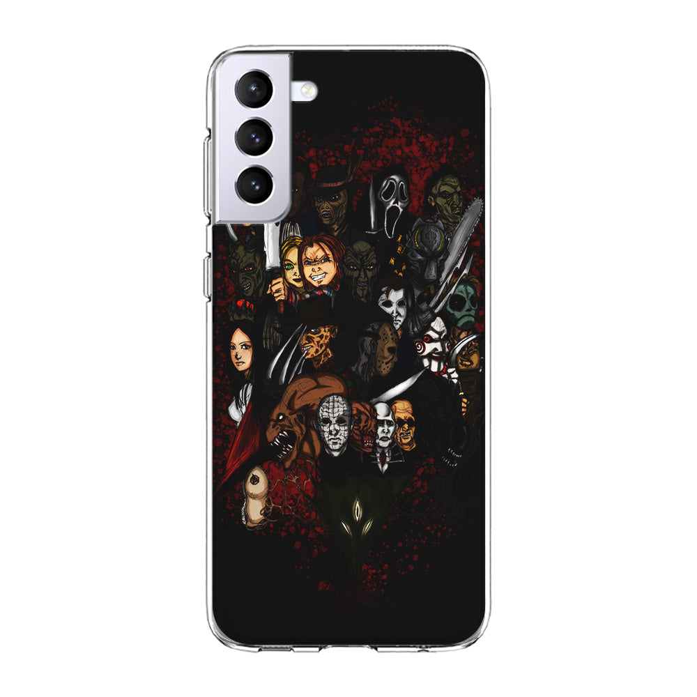 Horror Movie Character Samsung Galaxy S21 Plus Case-Phone Case-Clear Soft Case-Altracase