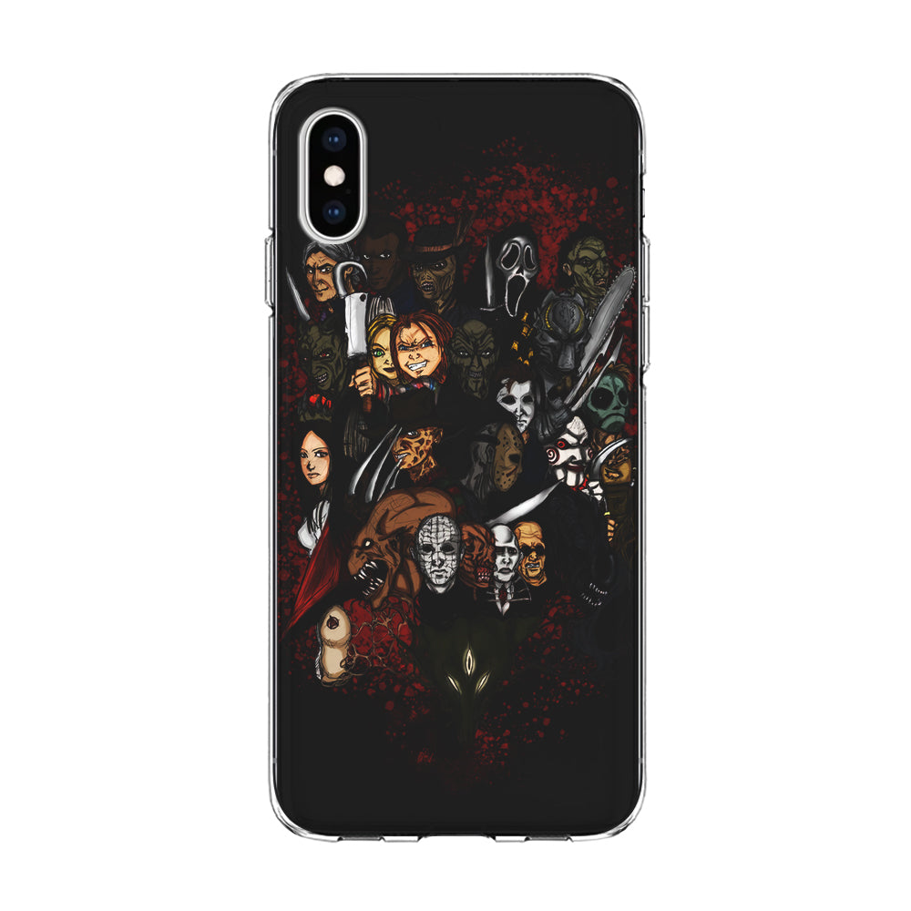 Horror Movie Character iPhone X Case-Phone Case-Clear Soft Case-Altracase