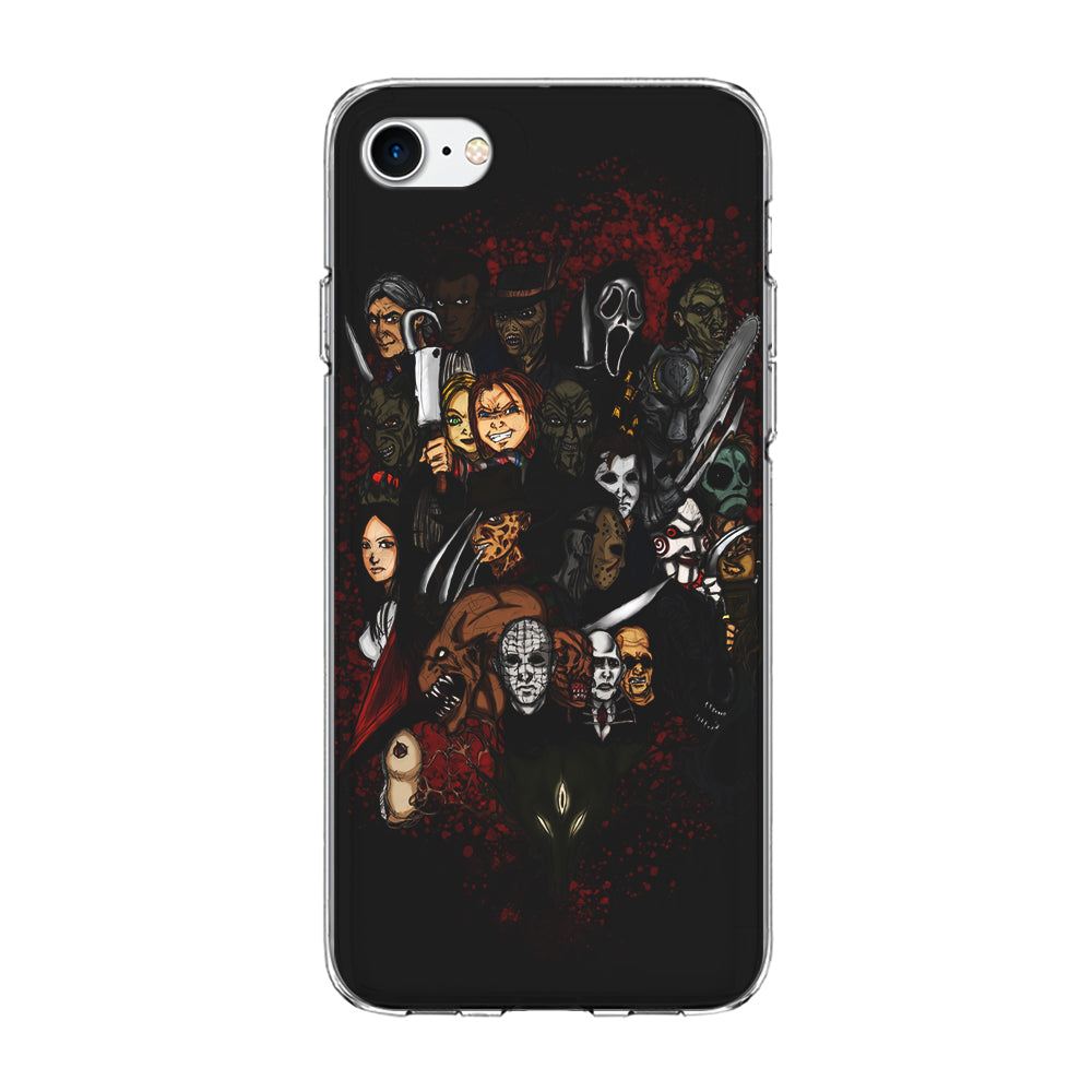 Horror Movie Character iPhone SE 2020 Case-Phone Case-Clear Soft Case-Altracase