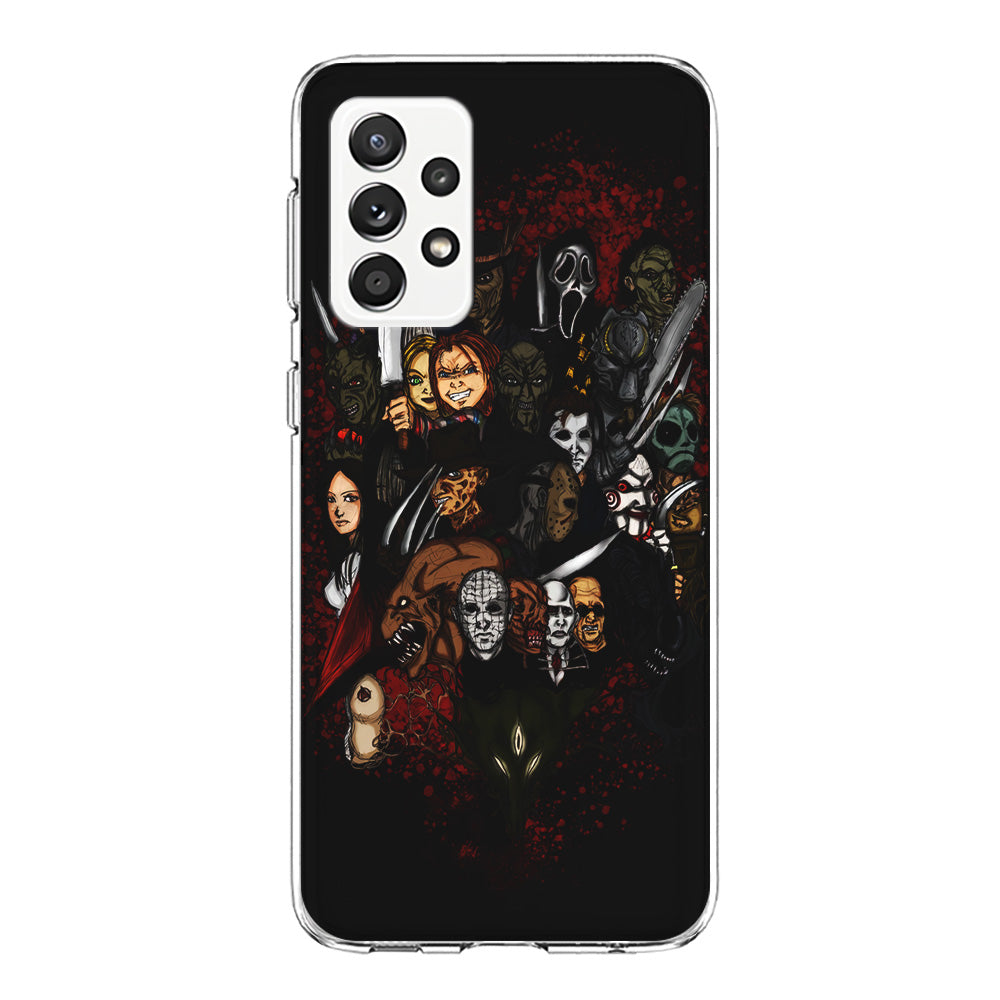 Horror Movie Character Samsung Galaxy A52 Case-Phone Case-Clear Soft Case-Altracase