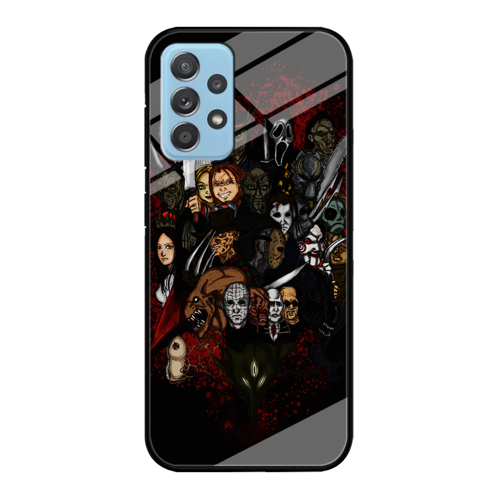 Horror Movie Character Samsung Galaxy A72 Case-Phone Case-Tempered Glass Case-Altracase