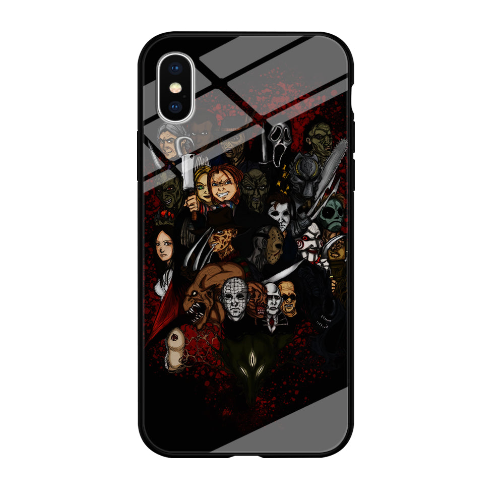 Horror Movie Character iPhone X Case-Phone Case-Tempered Glass Case-Altracase