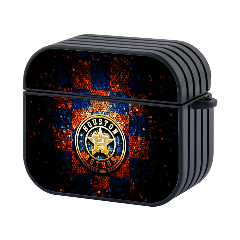 Houston Astros Logo Glitter Hard Plastic Case Cover For Apple Airpods 3 - AirPod Case - Altracase