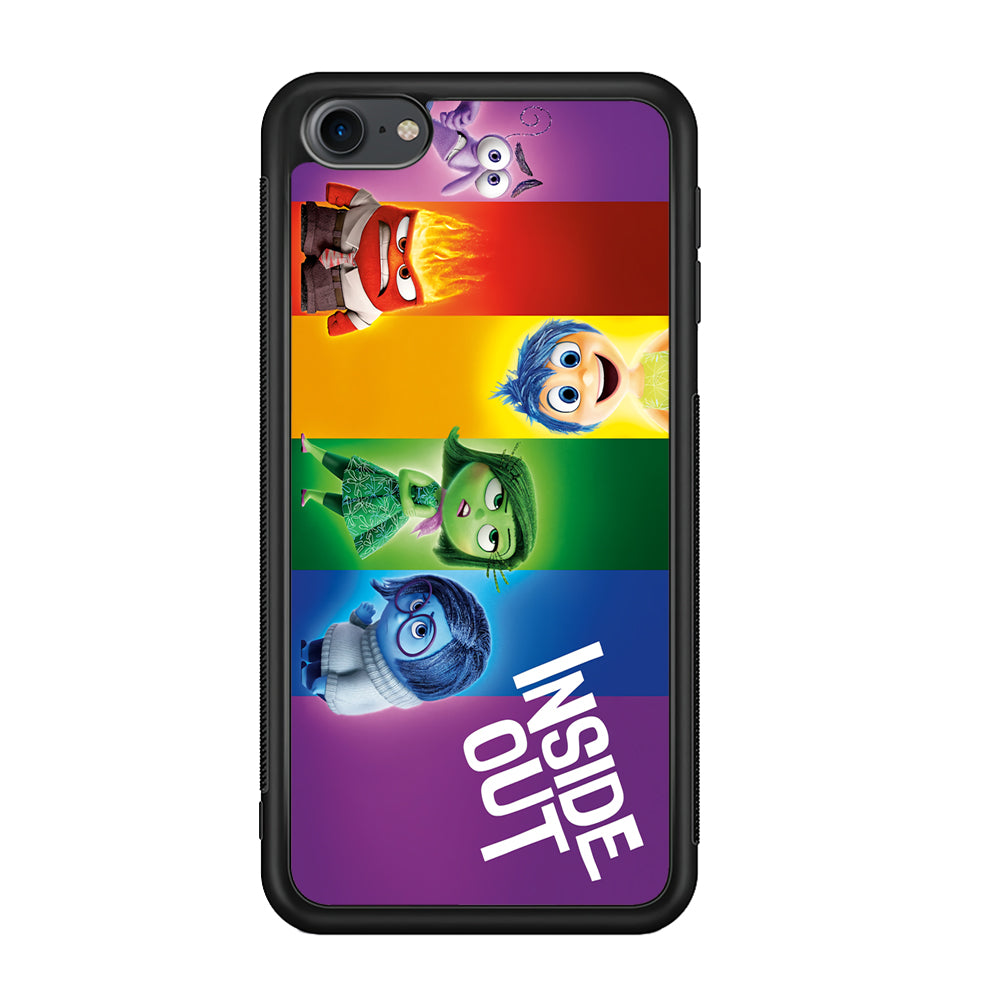 Inside Out Character iPod Touch 6 Case-Phone Case-Rubber Black (2D Case)-Altracase