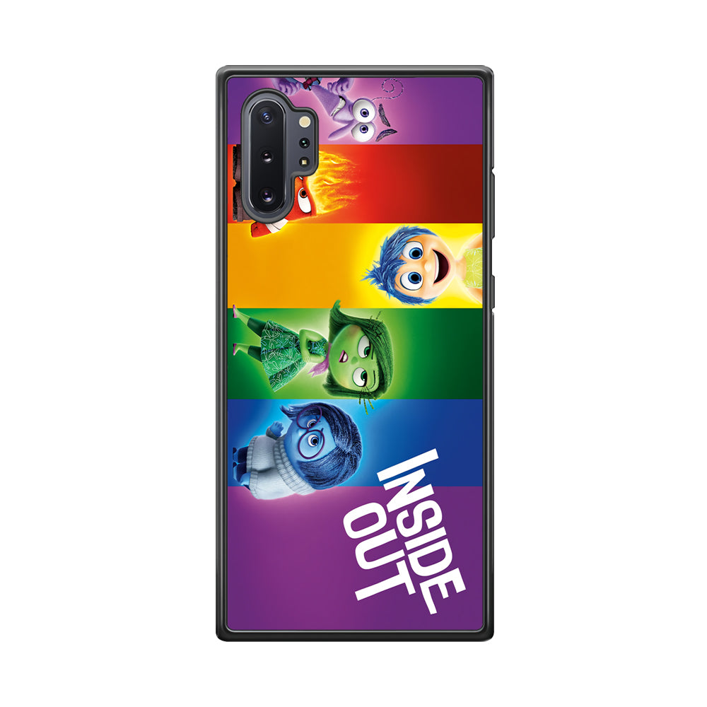 Inside Out Character Samsung Galaxy Note 10 Plus Case-Phone Case-Rubber Black (2D Case)-Altracase