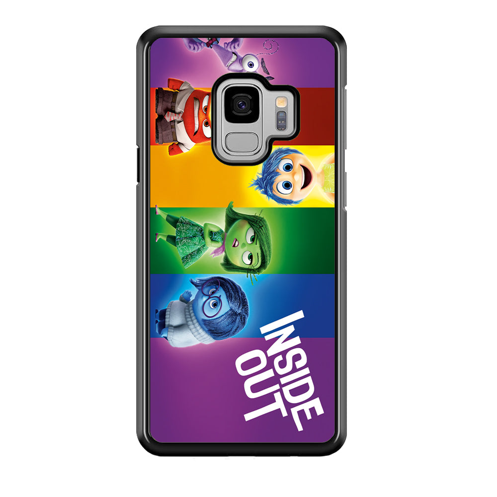 Inside Out Character Samsung Galaxy S9 Case-Phone Case-Rubber Black (2D Case)-Altracase