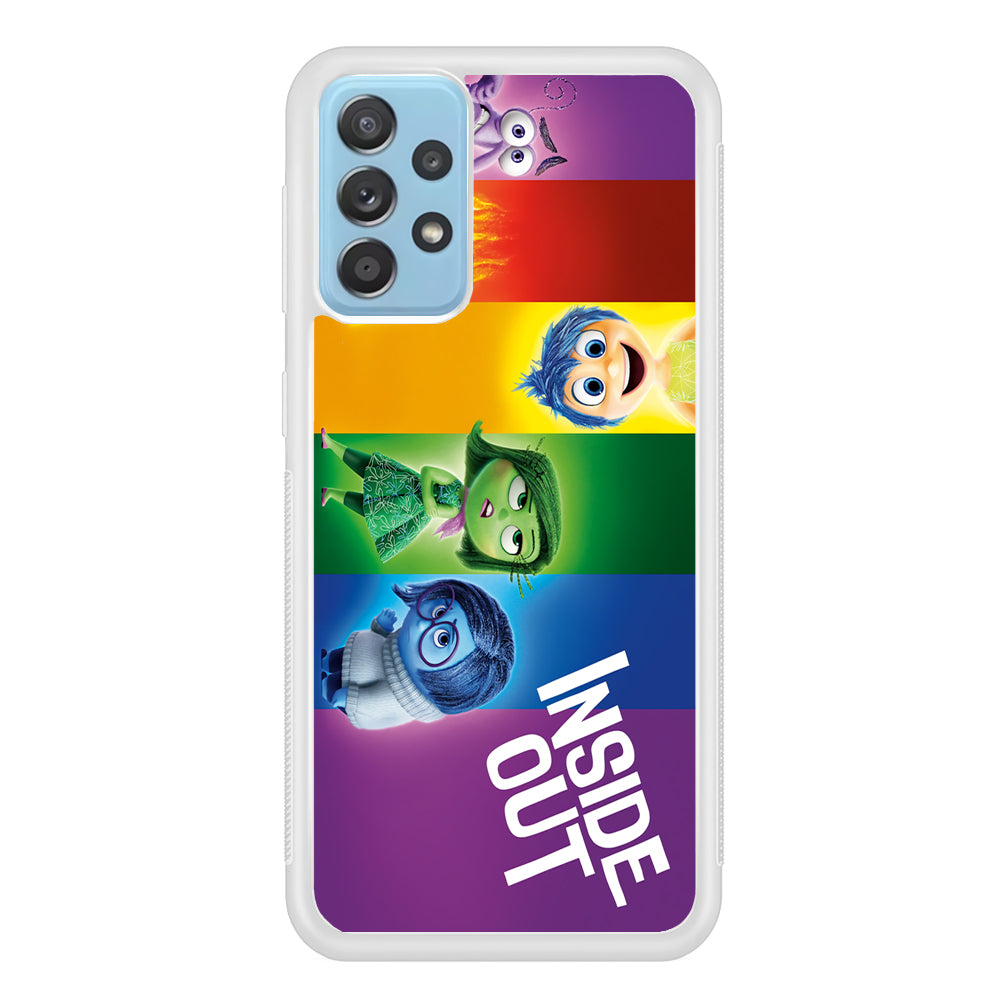 Inside Out Character Samsung Galaxy A52 Case-Phone Case-Rubber White (2D Case)-Altracase