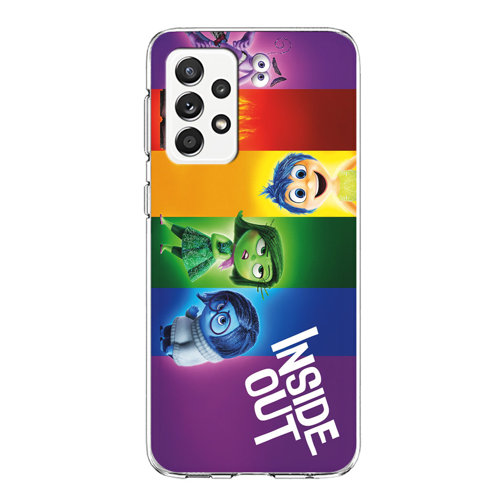 Inside Out Character Samsung Galaxy A72 Case-Phone Case-Clear Soft Case-Altracase