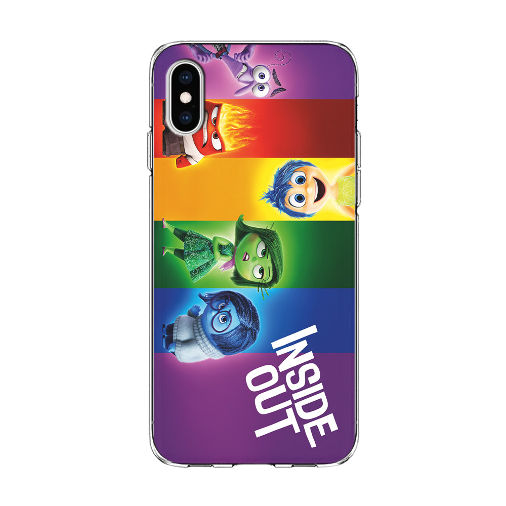 Inside Out Character iPhone Xs Case-Phone Case-Clear Soft Case-Altracase