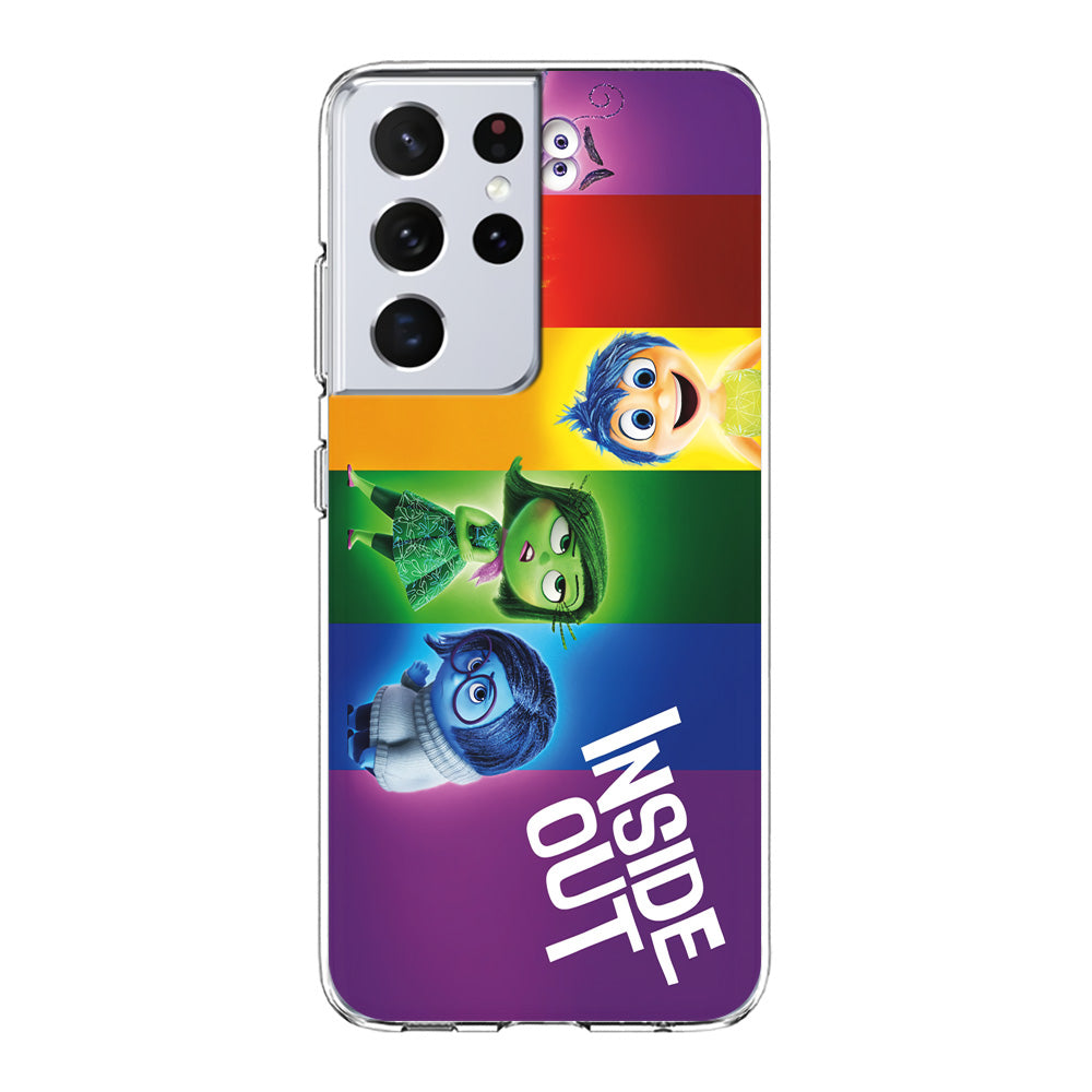 Inside Out Character Samsung Galaxy S23 Ultra Case-Phone Case-Clear Soft Case-Altracase