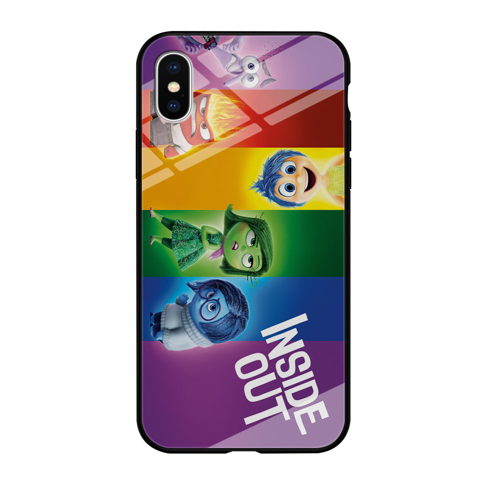 Inside Out Character iPhone Xs Case-Phone Case-Tempered Glass Case-Altracase