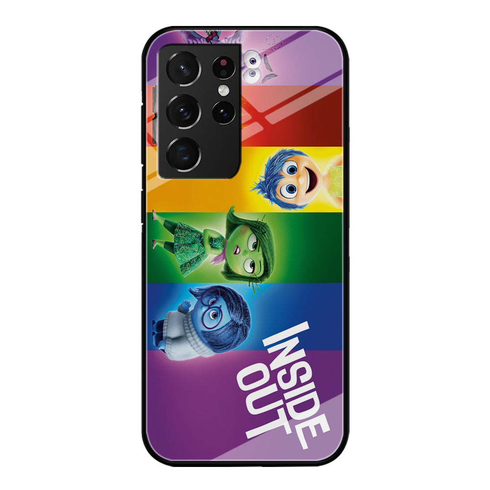 Inside Out Character Samsung Galaxy S23 Ultra Case-Phone Case-Tempered Glass Case-Altracase