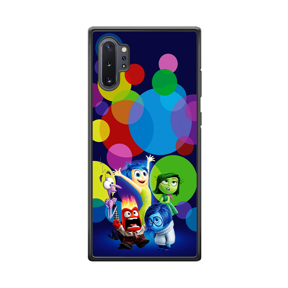 Inside Out Colorful Circle Samsung Galaxy Note 10 Plus Case-Phone Case-Rubber Black (2D Case)-Altracase