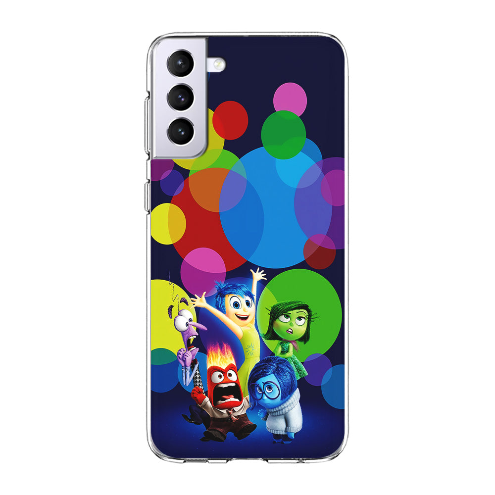 Inside Out Colorful Circle Samsung Galaxy S21 Plus Case-Phone Case-Clear Soft Case-Altracase