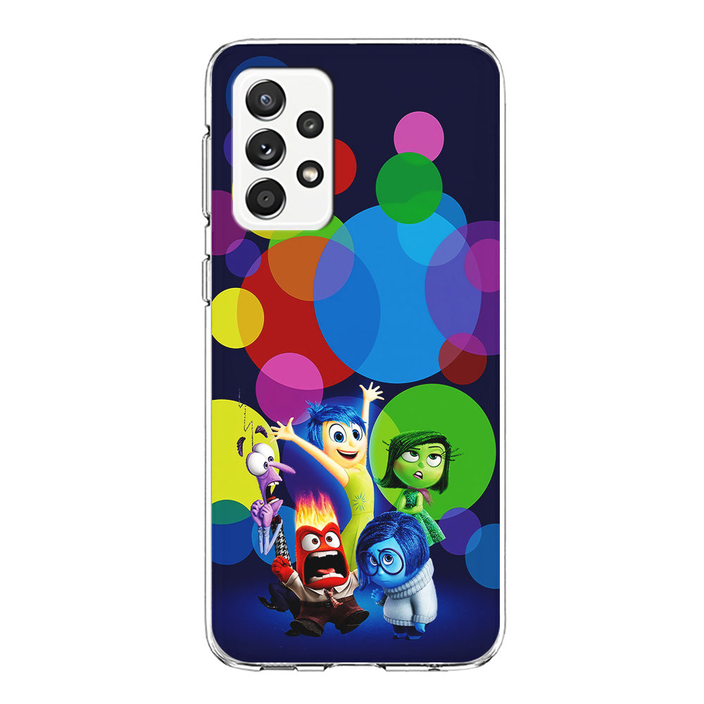 Inside Out Colorful Circle Samsung Galaxy A52 Case-Phone Case-Clear Soft Case-Altracase