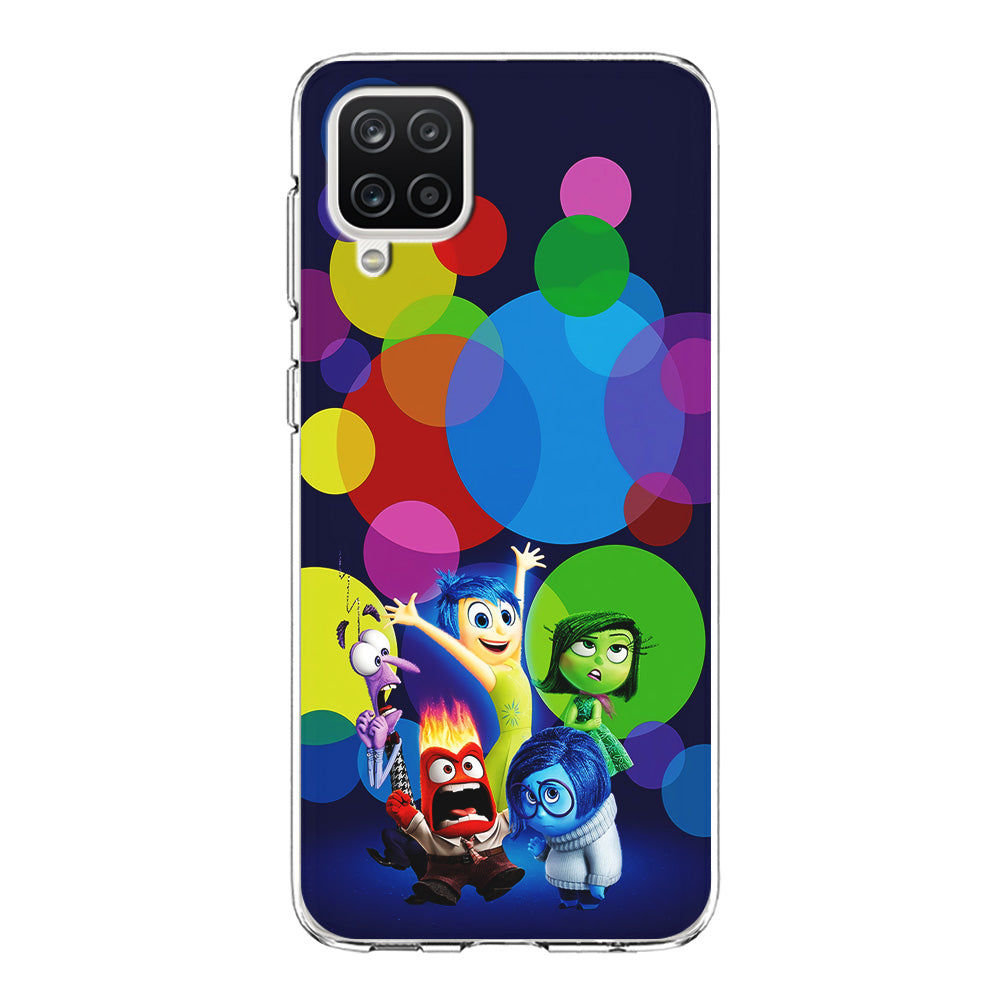 Inside Out Colorful Circle Samsung Galaxy A12 Case-Phone Case-Clear Soft Case-Altracase