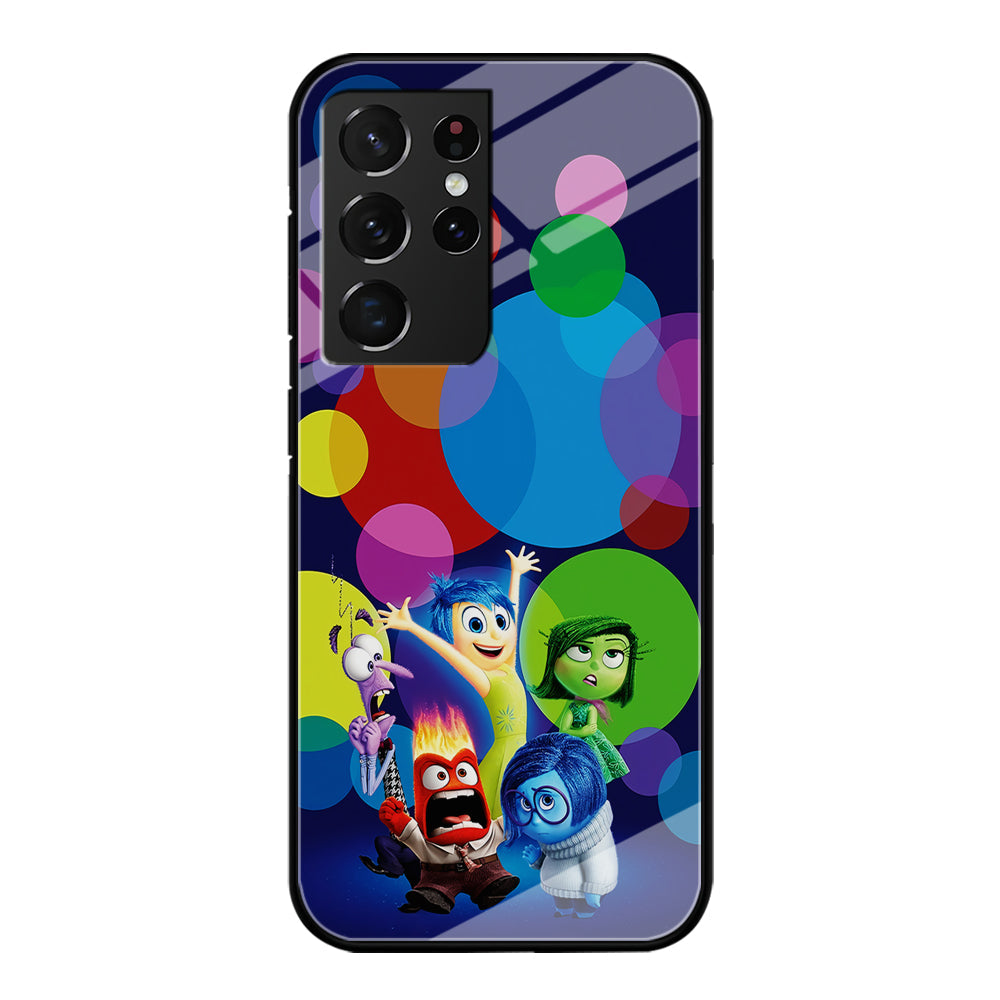 Inside Out Colorful Circle Samsung Galaxy S23 Ultra Case-Phone Case-Tempered Glass Case-Altracase