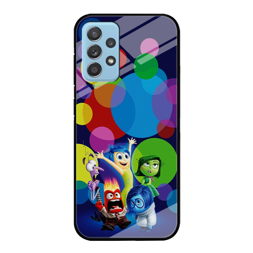 Inside Out Colorful Circle Samsung Galaxy A72 Case-Phone Case-Tempered Glass Case-Altracase