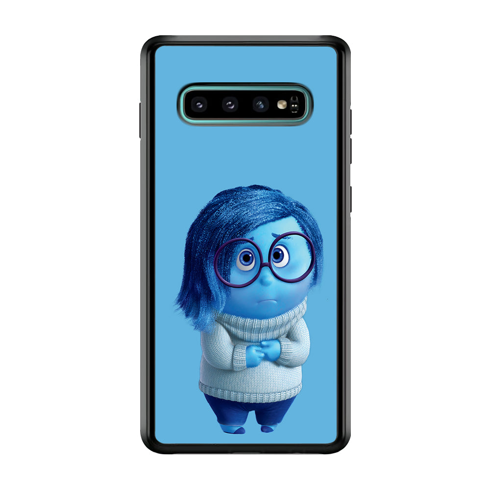Inside Out Sadness Blue Samsung Galaxy S10 Case-Phone Case-Rubber Black (2D Case)-Altracase