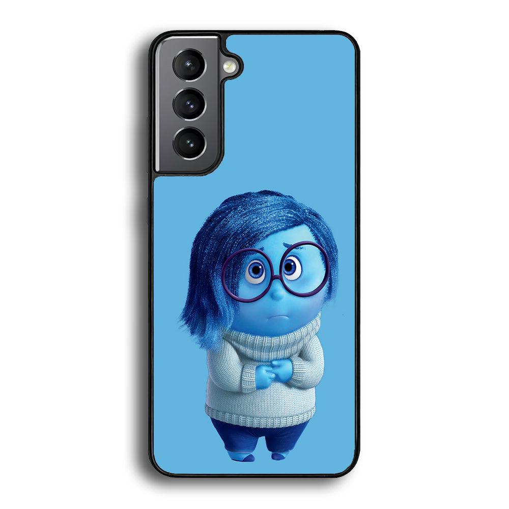 Inside Out Sadness Blue Samsung Galaxy S25 Plus Case-Phone Case-Rubber Black (2D Case)-Altracase