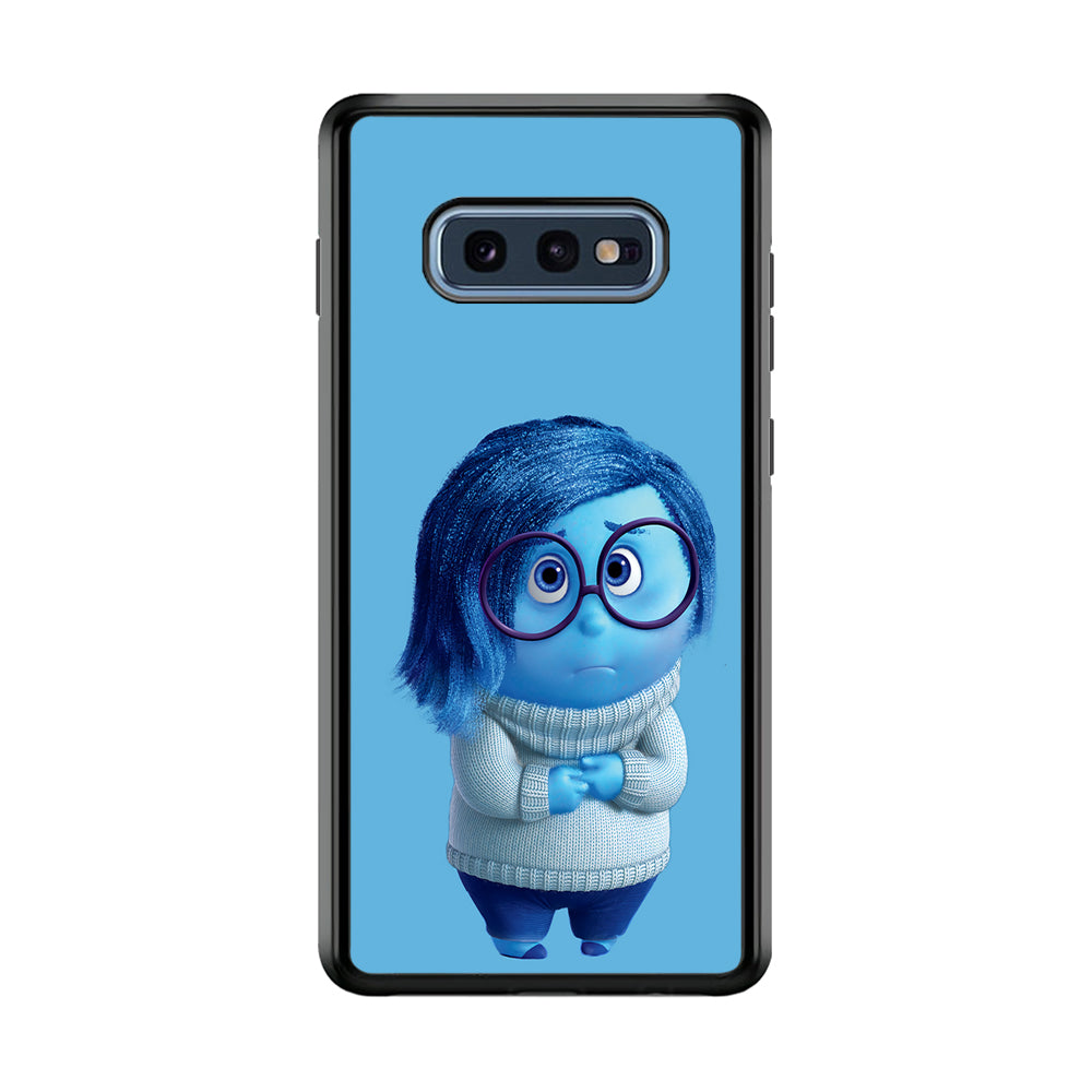 Inside Out Sadness Blue Samsung Galaxy S10E Case-Phone Case-Rubber Black (2D Case)-Altracase