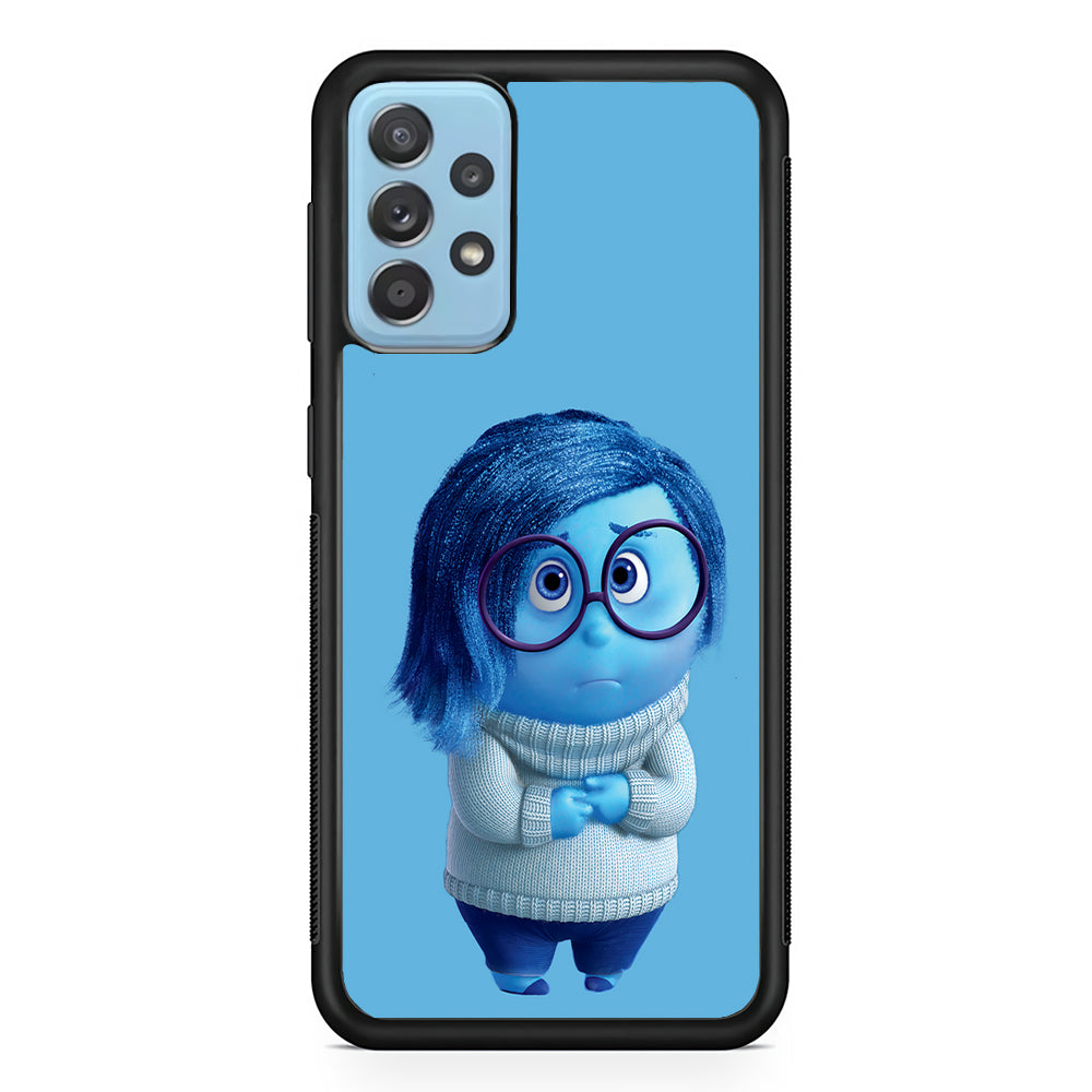 Inside Out Sadness Blue Samsung Galaxy A52 Case-Phone Case-Rubber Black (2D Case)-Altracase