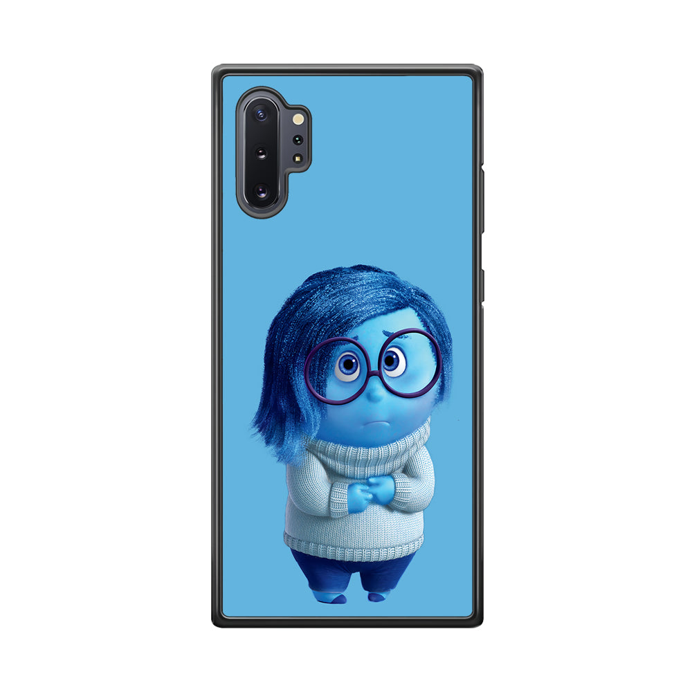 Inside Out Sadness Blue Samsung Galaxy Note 10 Plus Case-Phone Case-Rubber Black (2D Case)-Altracase