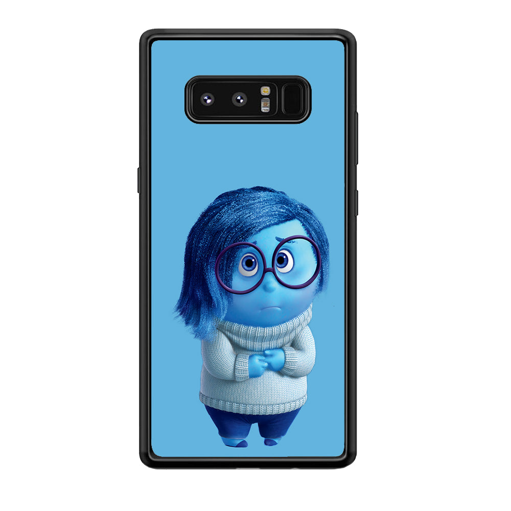 Inside Out Sadness Blue Samsung Galaxy Note 8 Case-Phone Case-Rubber Black (2D Case)-Altracase