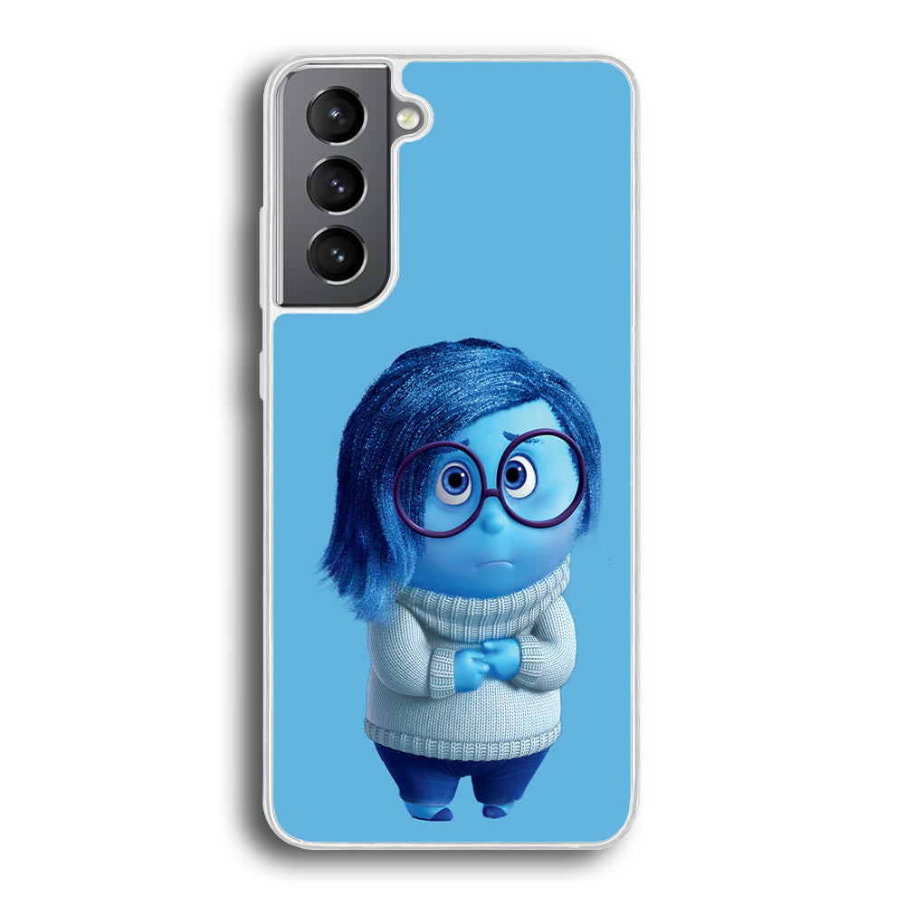 Inside Out Sadness Blue Samsung Galaxy S21 Plus Case-Phone Case-Rubber White (2D Case)-Altracase