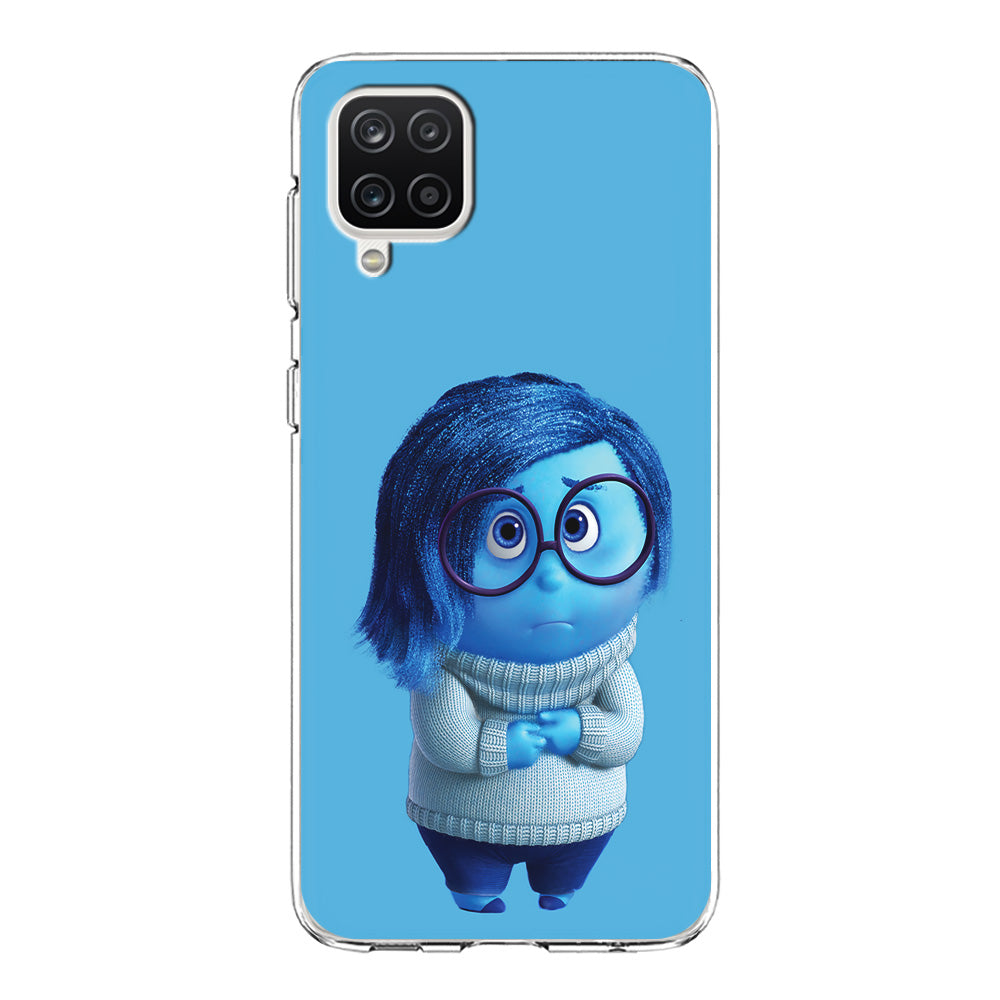 Inside Out Sadness Blue Samsung Galaxy A12 Case-Phone Case-Clear Soft Case-Altracase
