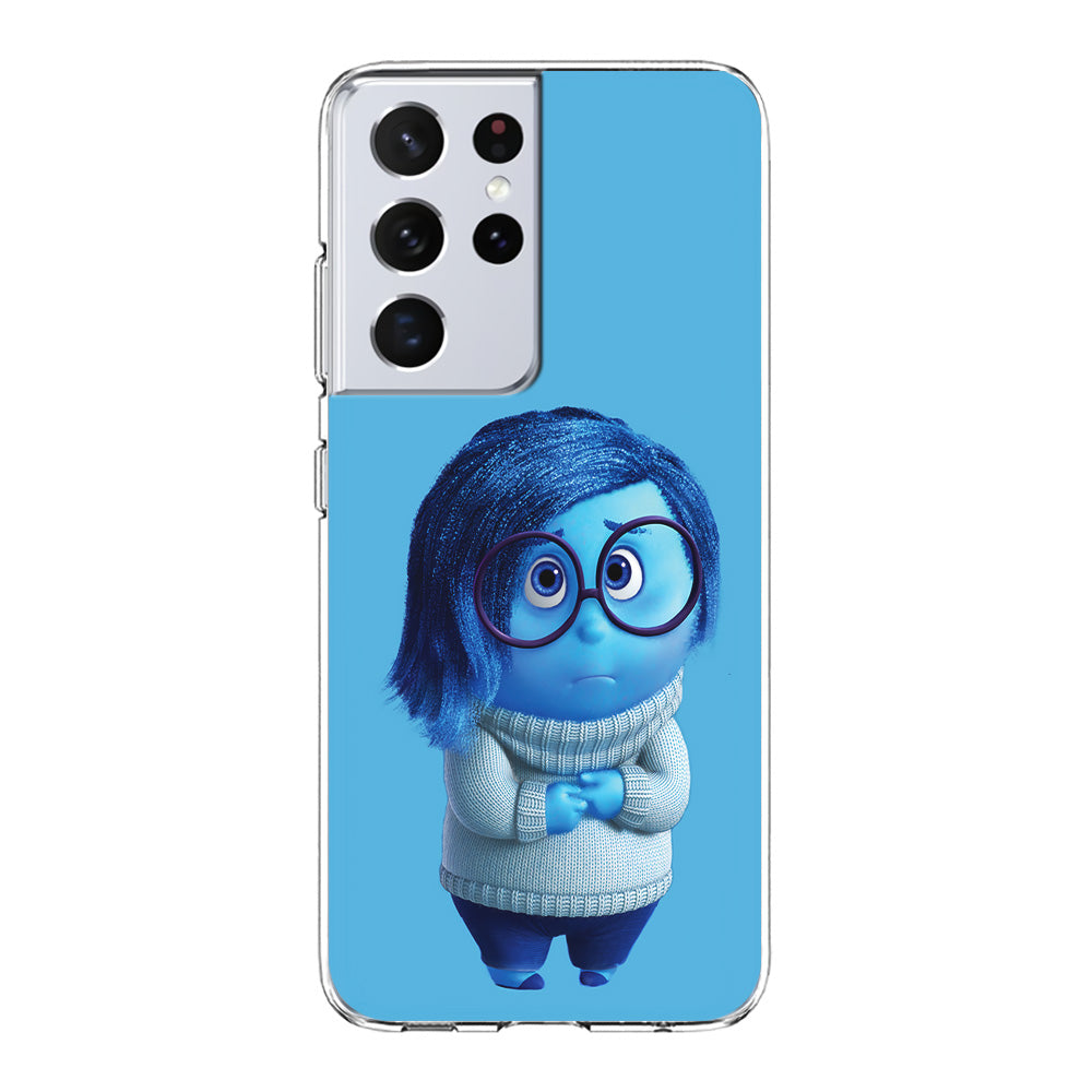 Inside Out Sadness Blue Samsung Galaxy S22 Ultra Case-Phone Case-Clear Soft Case-Altracase