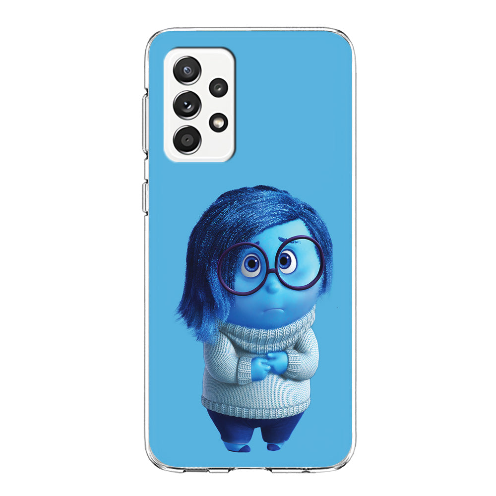 Inside Out Sadness Blue Samsung Galaxy A72 Case-Phone Case-Clear Soft Case-Altracase