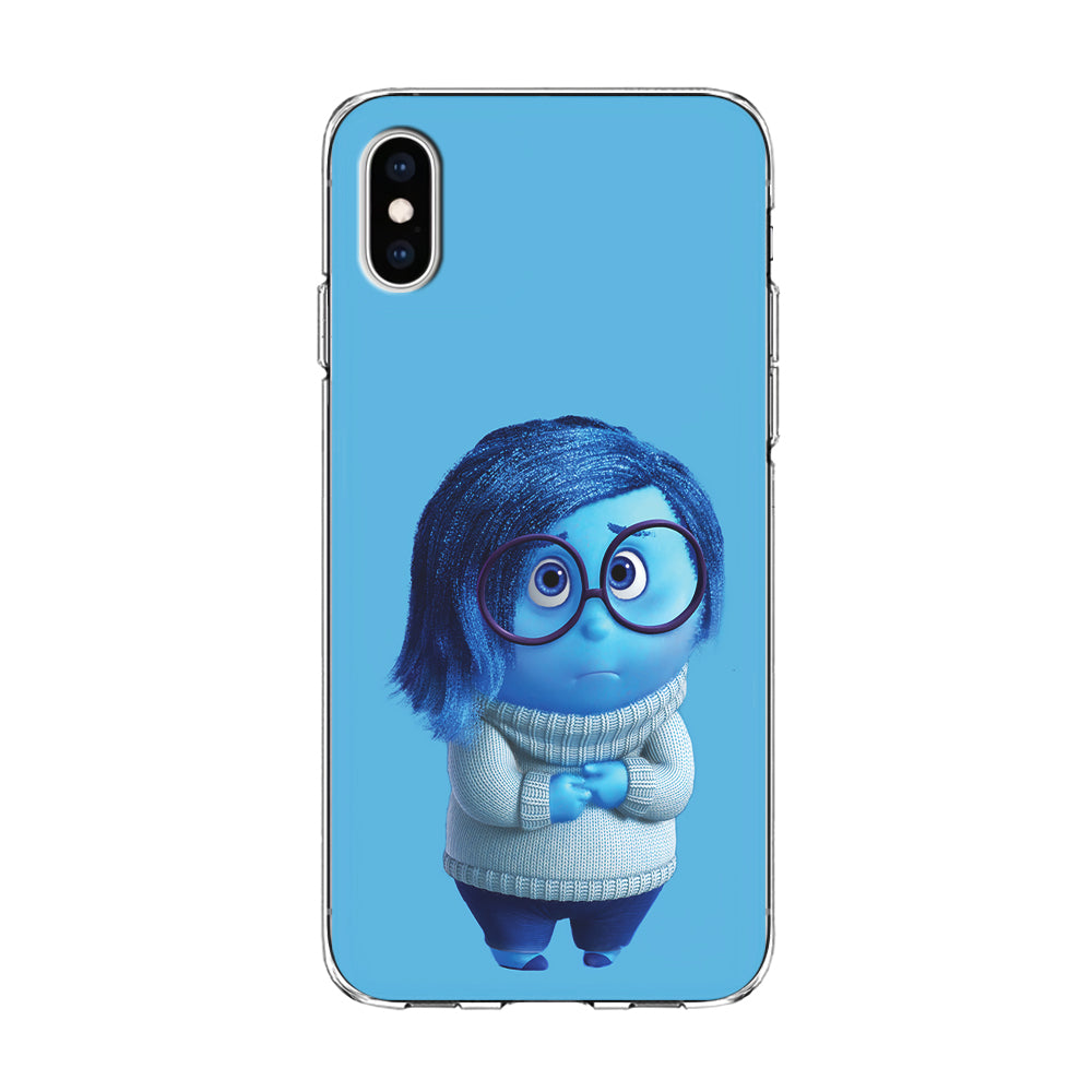 Inside Out Sadness Blue iPhone X Case-Phone Case-Clear Soft Case-Altracase