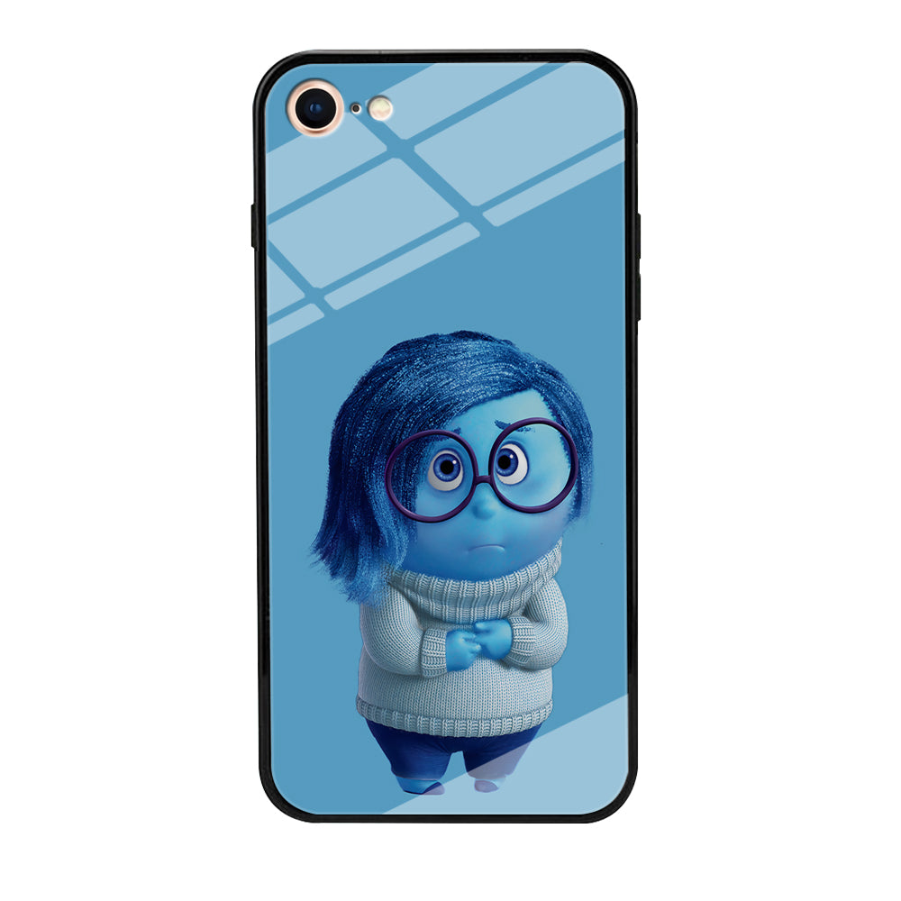 Inside Out Sadness Blue iPhone SE 2020 Case-Phone Case-Tempered Glass Case-Altracase