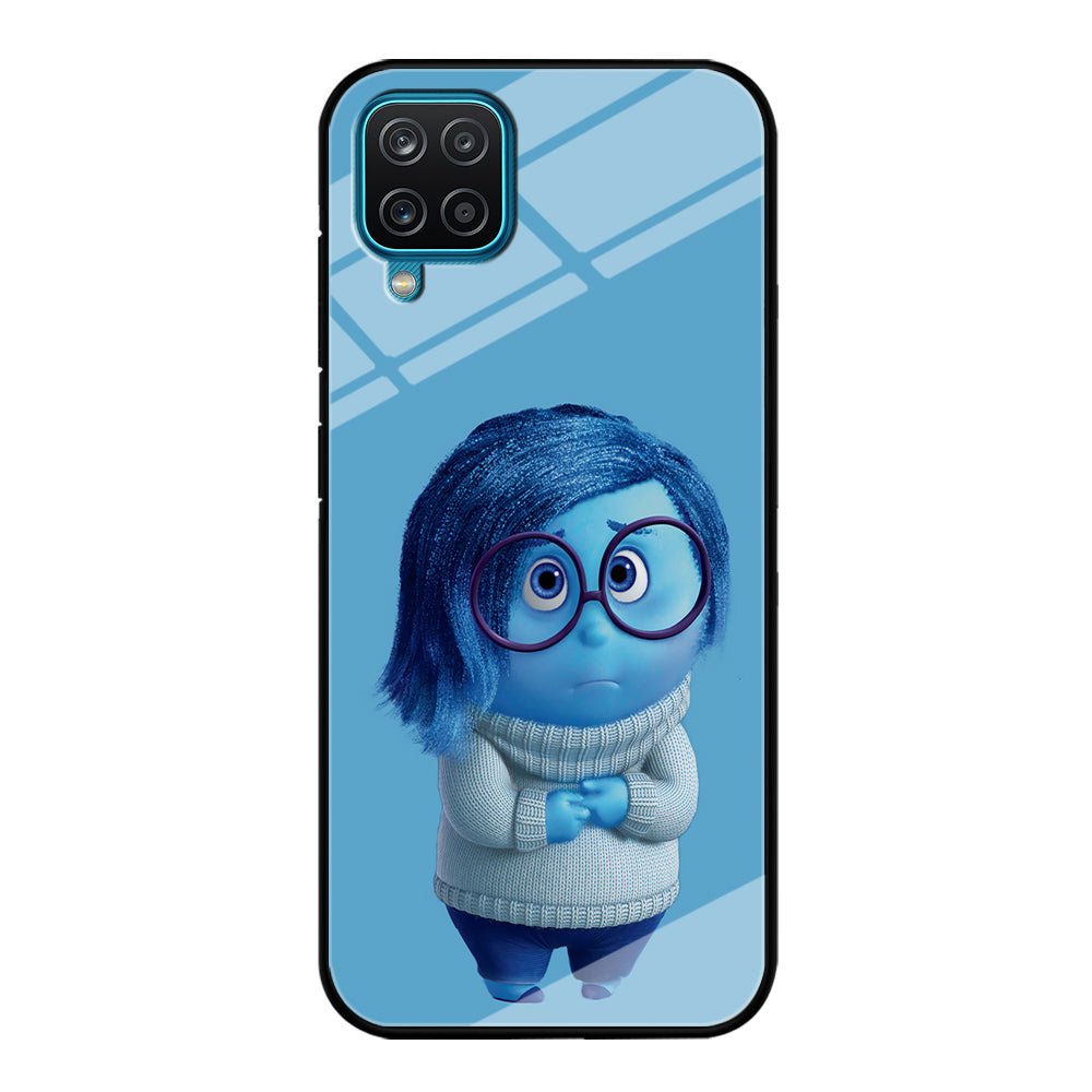 Inside Out Sadness Blue Samsung Galaxy A12 Case-Phone Case-Tempered Glass Case-Altracase
