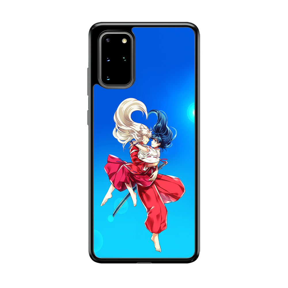 Inuyasha and Kagome Romantic Samsung Galaxy S20 Plus Case-Phone Case-Tempered Glass Case-Altracase