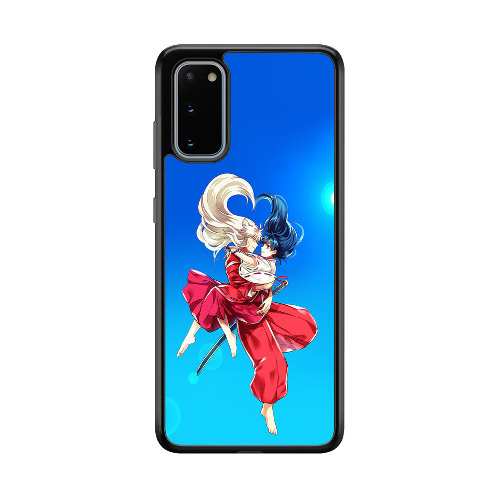 Inuyasha and Kagome Romantic Samsung Galaxy S20 Case-Phone Case-Tempered Glass Case-Altracase