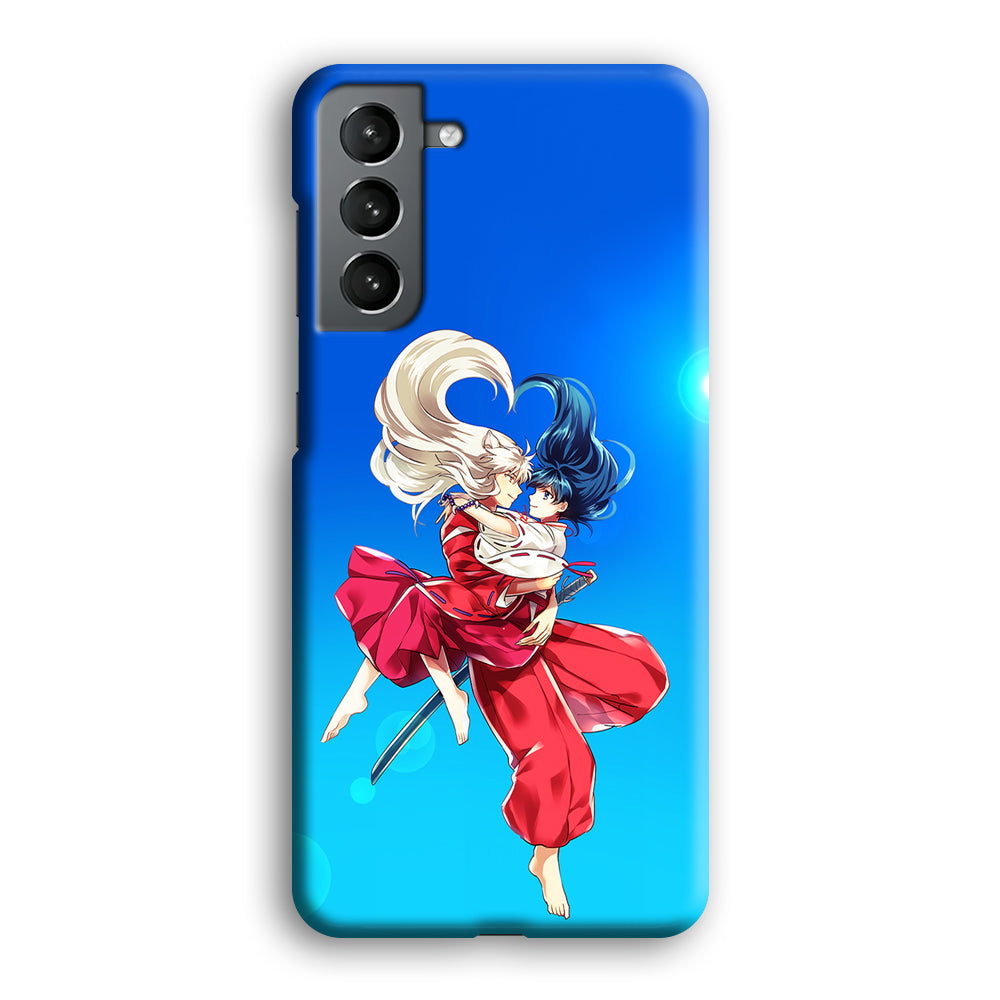 Inuyasha and Kagome Romantic Samsung Galaxy S21 Plus Case-Phone Case-3D Case-Altracase