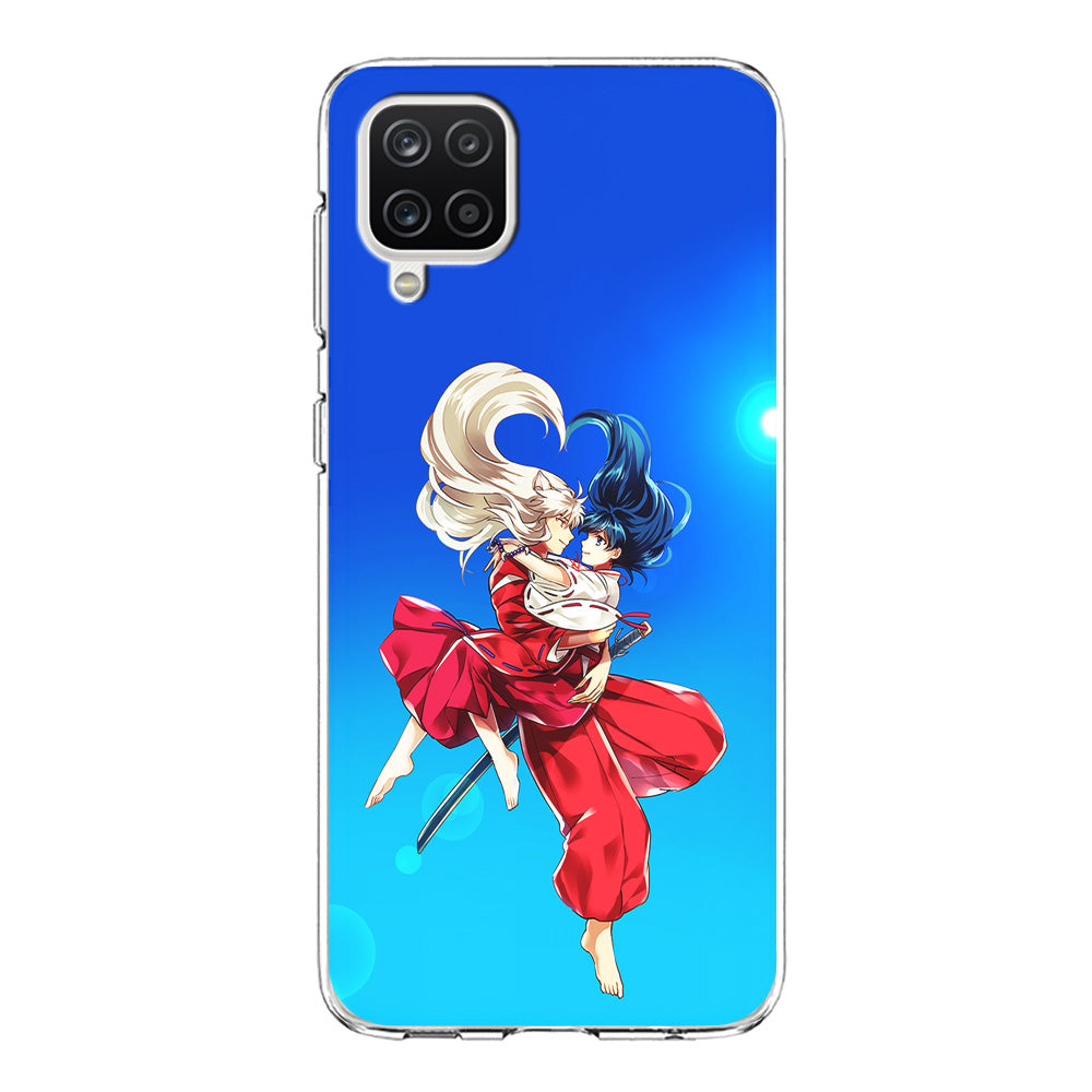 Inuyasha and Kagome Romantic Samsung Galaxy A12 Case-Phone Case-Clear Soft Case-Altracase